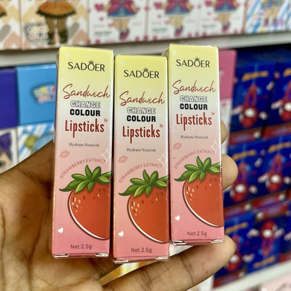 Color changing lip Balm ( Strawberry)